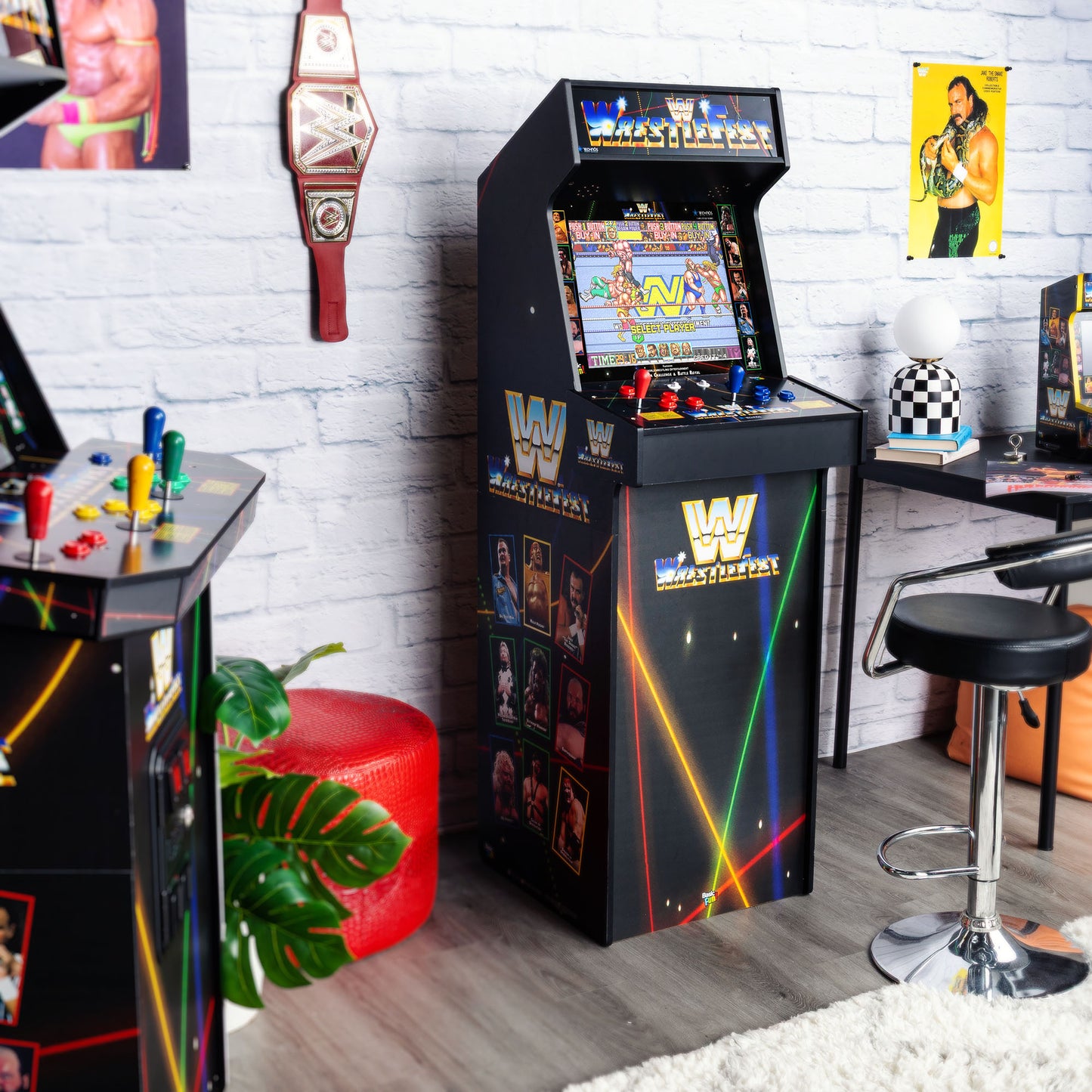 WWE Wrestlefest 5-in-1 Deluxe Arcade Machine (Pre-Order | Ship Date: 20/11/2025)