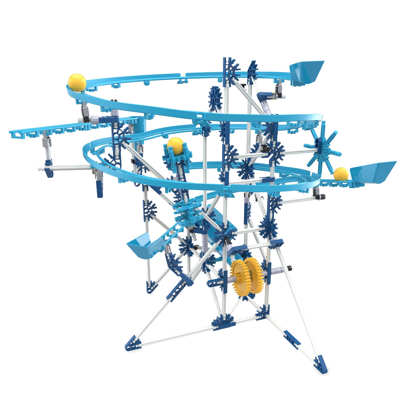 K'NEX Motorised Marble Run Building Set With 3 Models Incl.