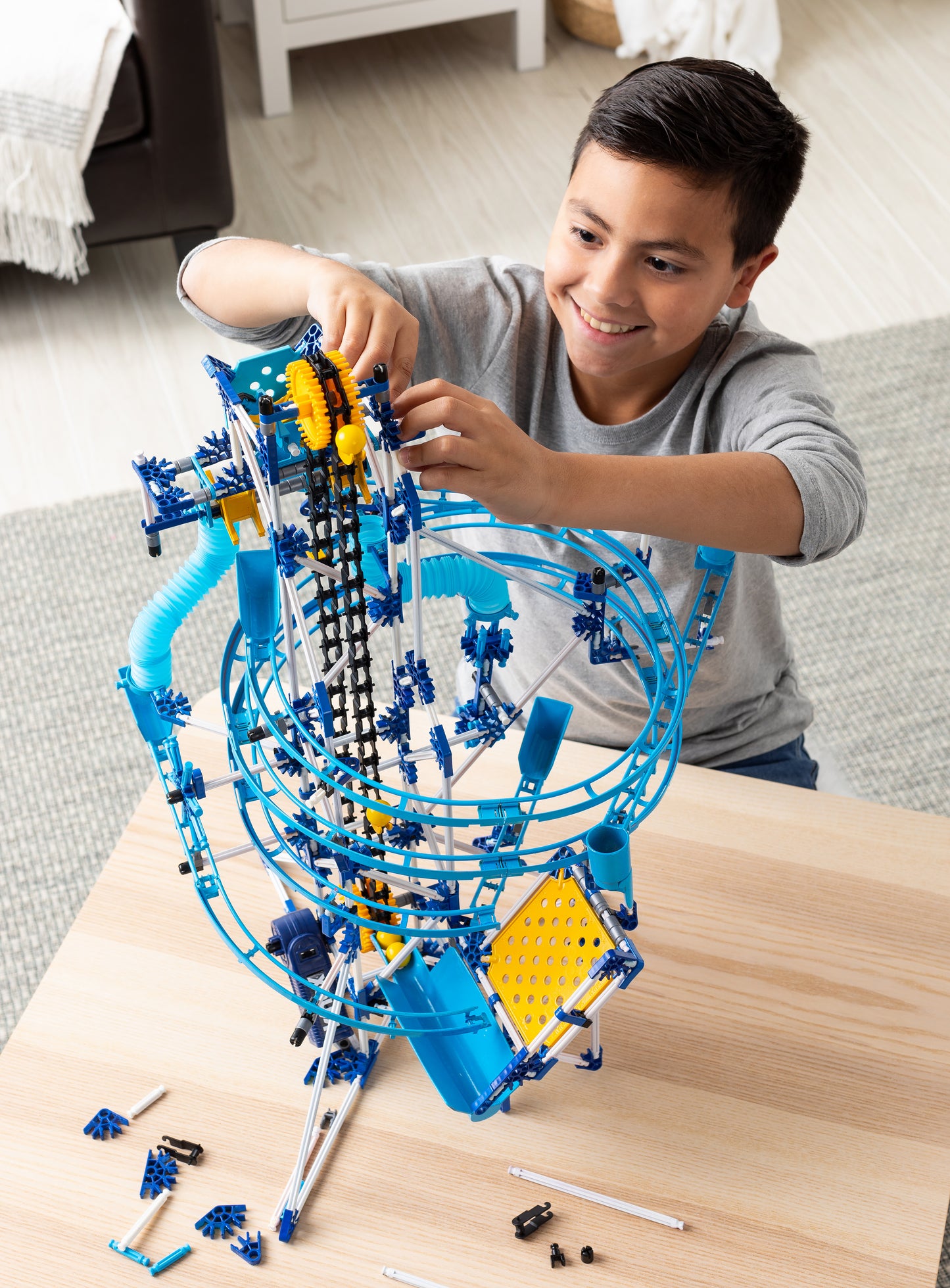 K'NEX Motorised Marble Run Building Set With 3 Models Incl.