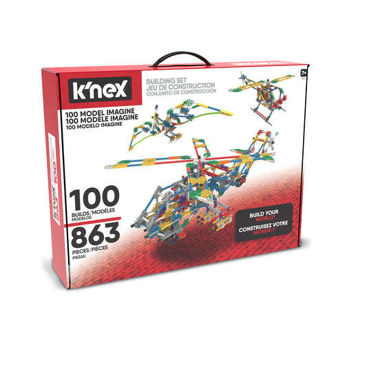 K'NEX Classics 863 pc/ 100 Model Building Set
