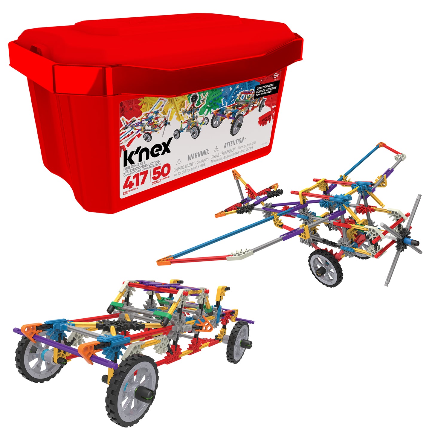 K’NEX Imagine Creation Zone Building Set 417-Piece