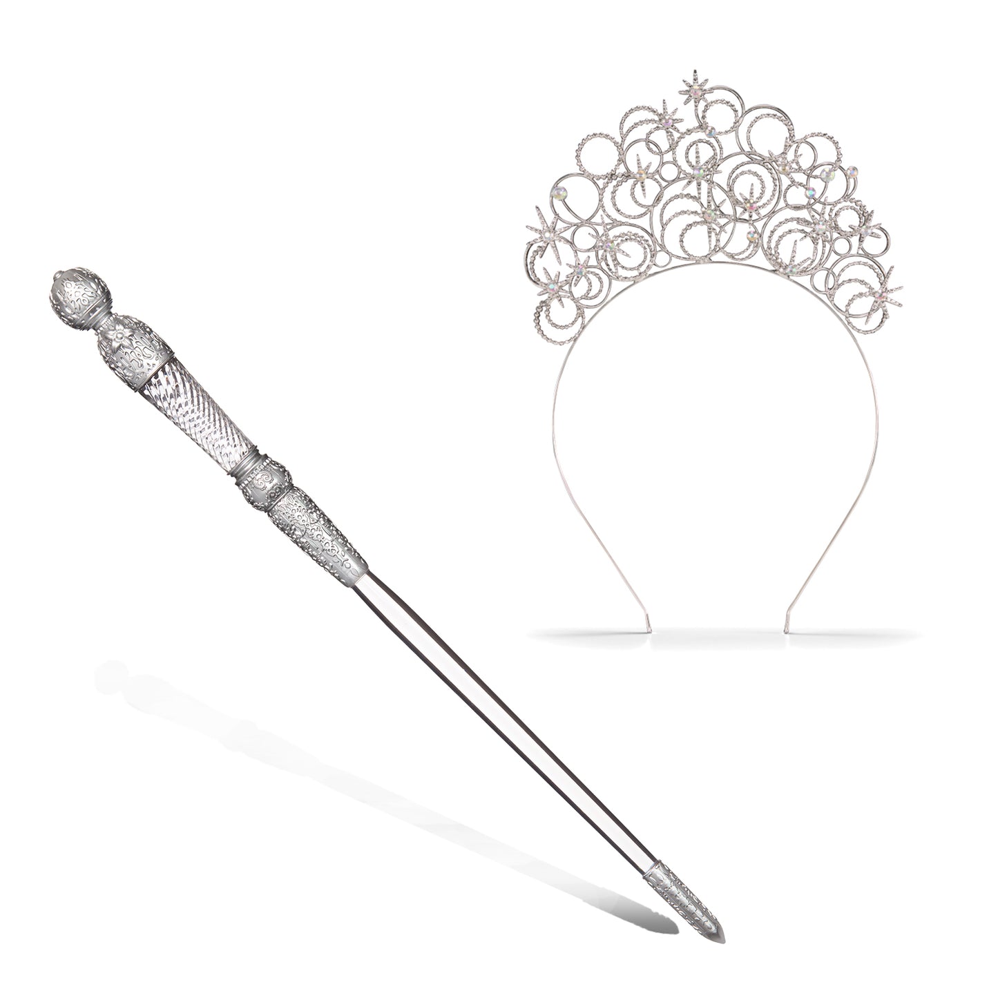 Wicked Glinda Roleplay Bundle - Training Wand & Bubble Tiara