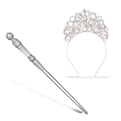 Wicked Glinda Roleplay Bundle - Training Wand & Bubble Tiara