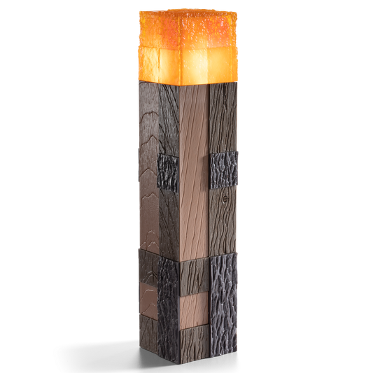 Minecraft Torch Replica with LED | Wall-Mountable Collector’s Light