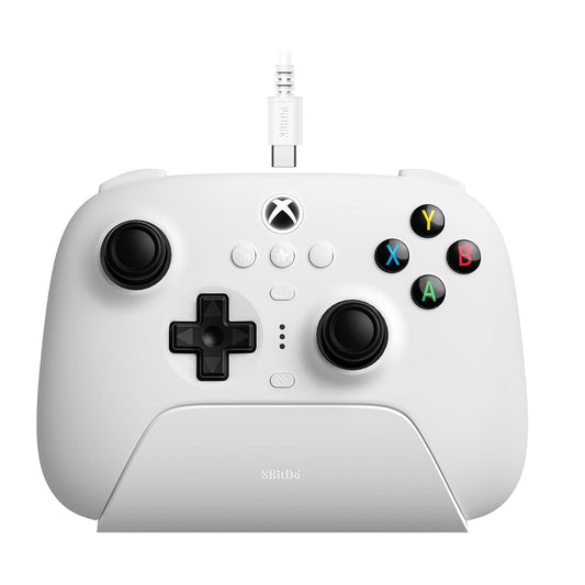 8BitDo Ultimate 3-mode Gaming Controller for Xbox Series X|S, Xbox One, Windows (White)