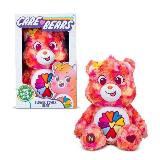 Care Bears 35cm Medium Plush - Flower Power Bear (Eco Friendly)