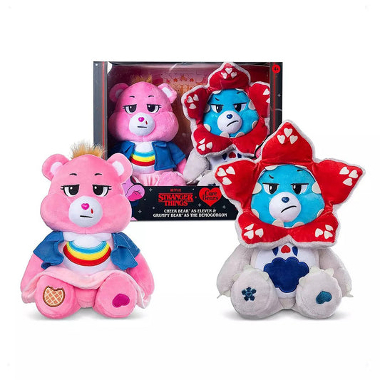 Care Bears X Stranger Things Twin Pack (Cheer as Eleven and Grumpy as Demogorgon)