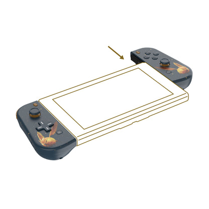Freaks And Geeks Hogwarts Legacy - JoyCon L/R Gamepad + a pair Joy-Con Hand Wrist strap + L/R Gamepad bracket braces –