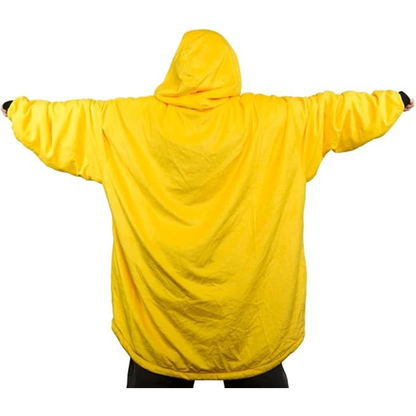 Harry Potter: Hufflepuff Oversized Blanket Hoodie - Sherpa-fleece lined