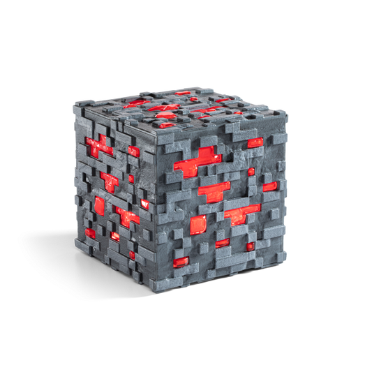 Minecraft Redstone Ore Touch Light | LED Illuminating Block Replica