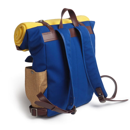 Fallout Lucy’s Vault-Tec Backpack Replica - Cosplay & Everyday Use Bag with Blanket and Bottle