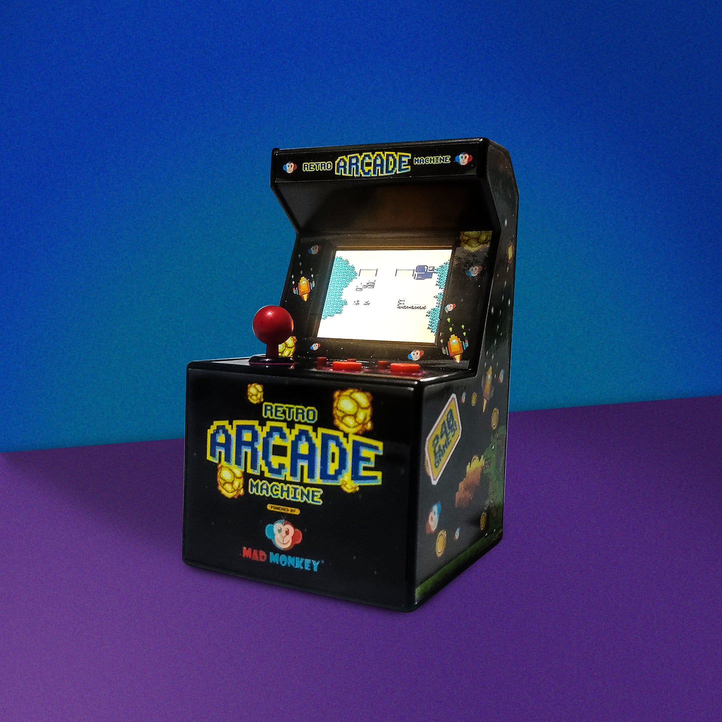Mad Monkey - Retro Mini Arcade Machine - 240 x 8-Bit Games