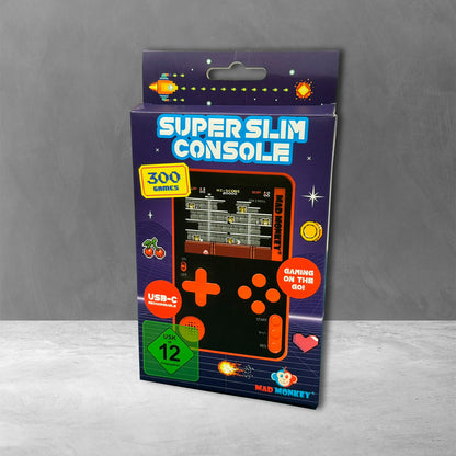 Mad Monkey - Retro Slim Console - incl. 300x 8-Bit Games
