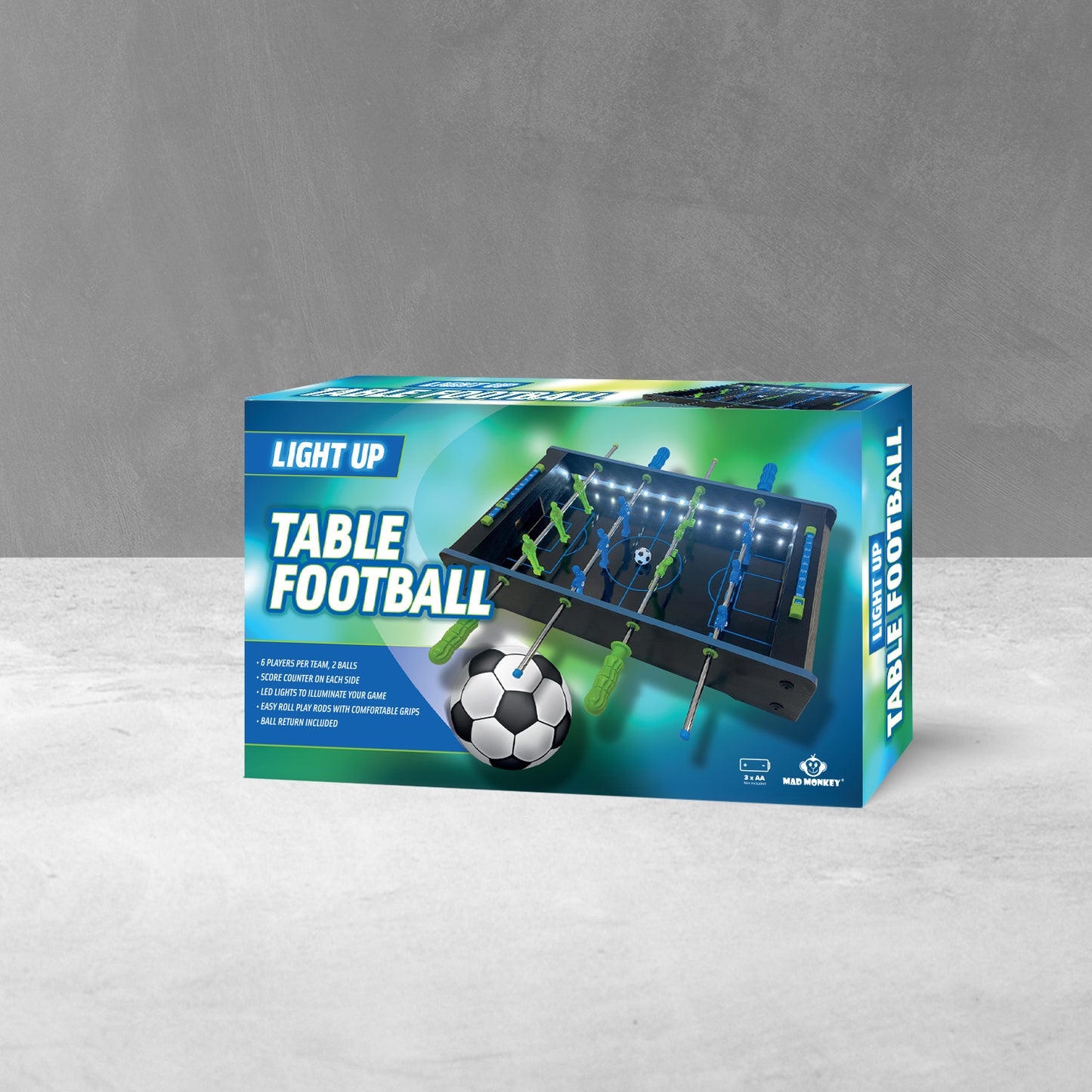 Mad Monkey - Football table with LED