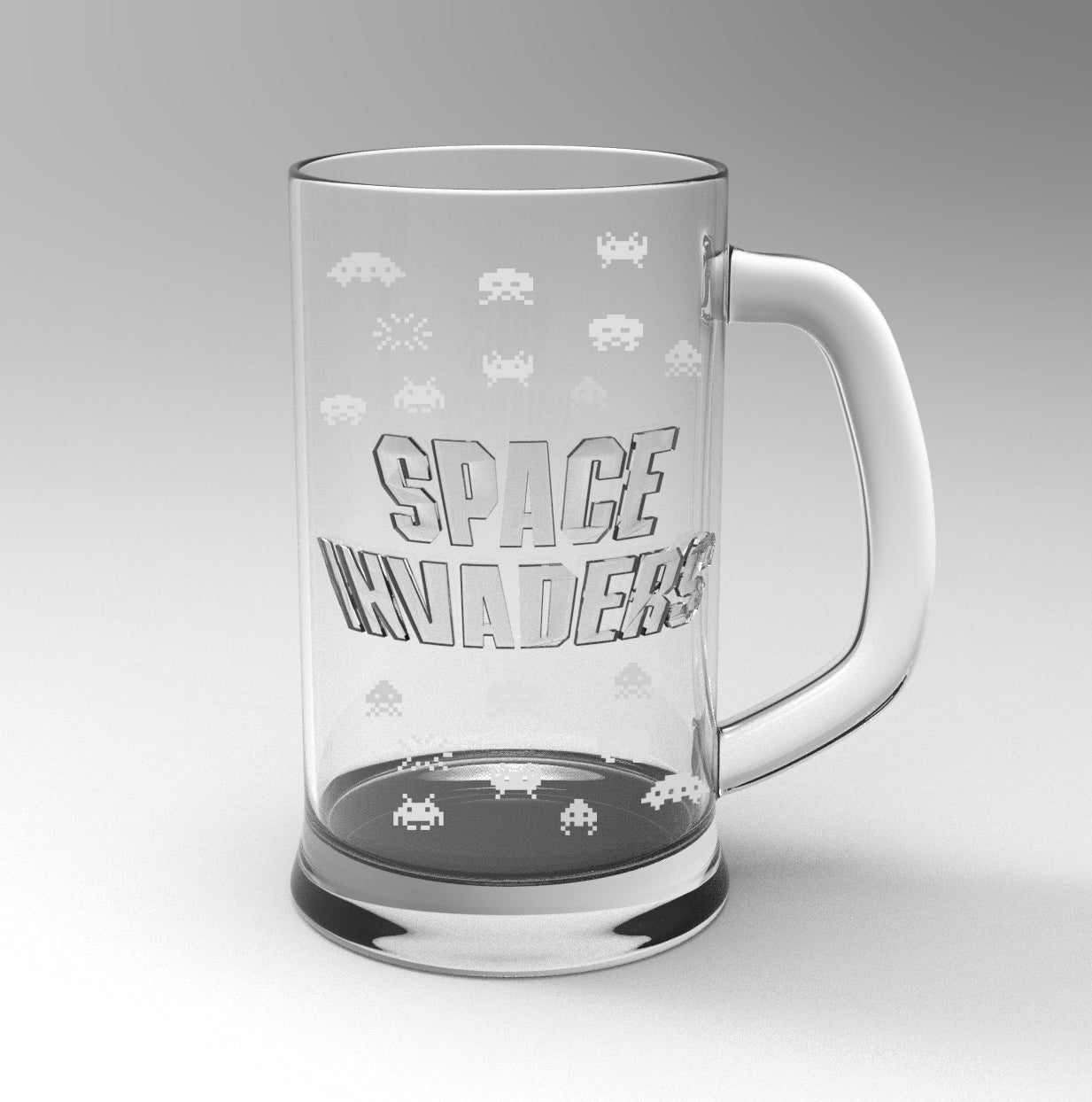 Space Invaders Beer Glass - 350ml