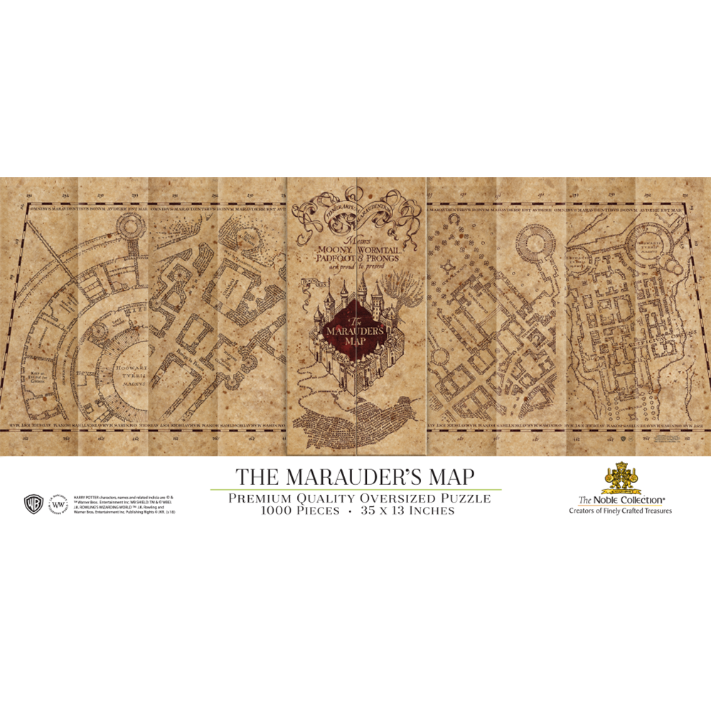 Harry Potter Marauders Map Puzzle 1000 Pcs