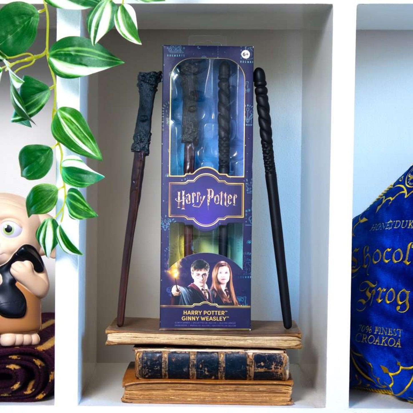 Harry Potter & Ginny Weasley PVC Role Play Wands Twin Pack