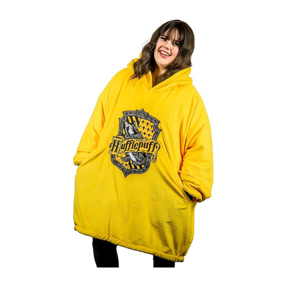 Harry Potter: Hufflepuff Oversized Blanket Hoodie - Sherpa-fleece lined