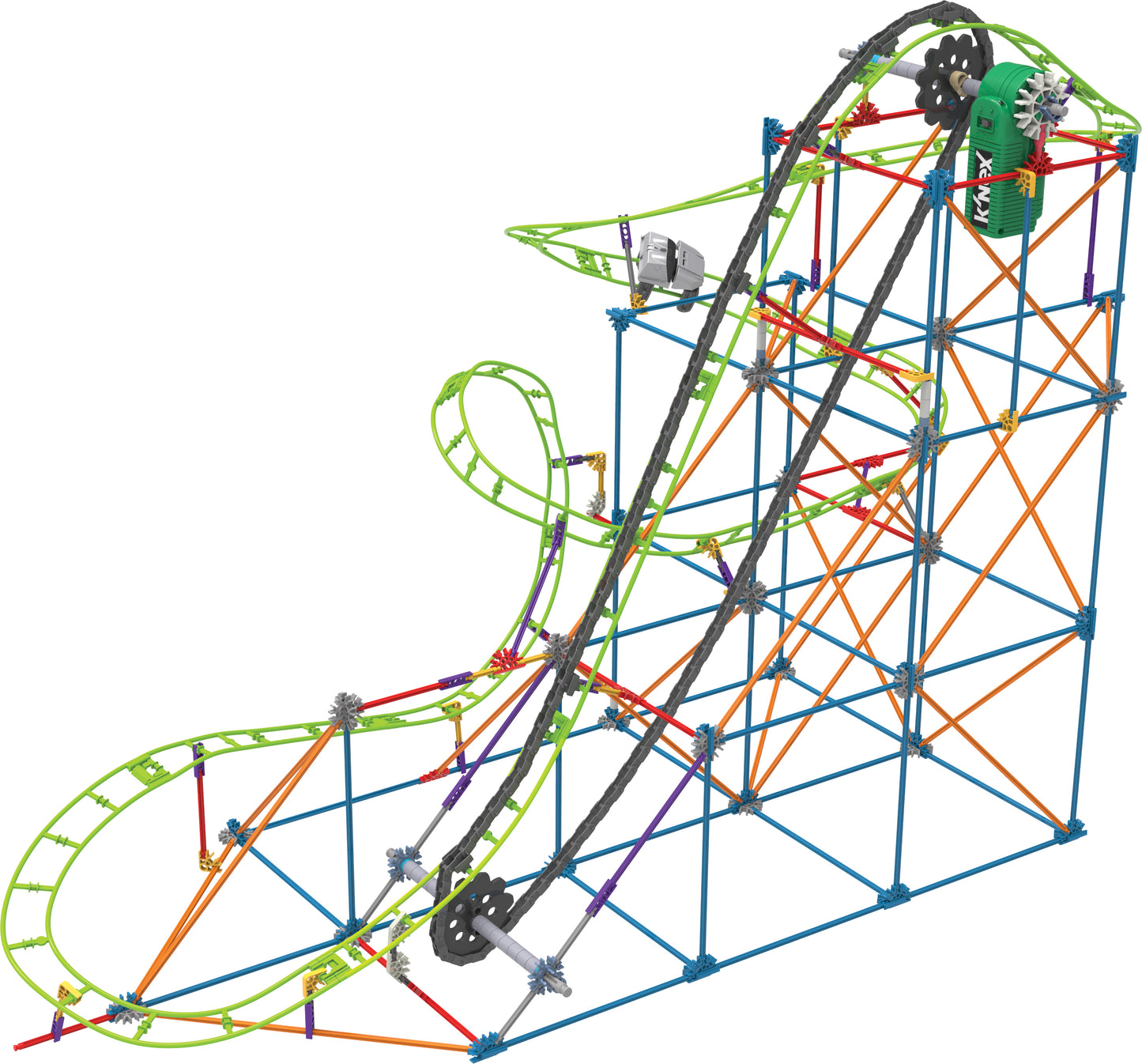 K'NEX Motorised Typhoon Frenzy Coaster 2 in 1 Building Set