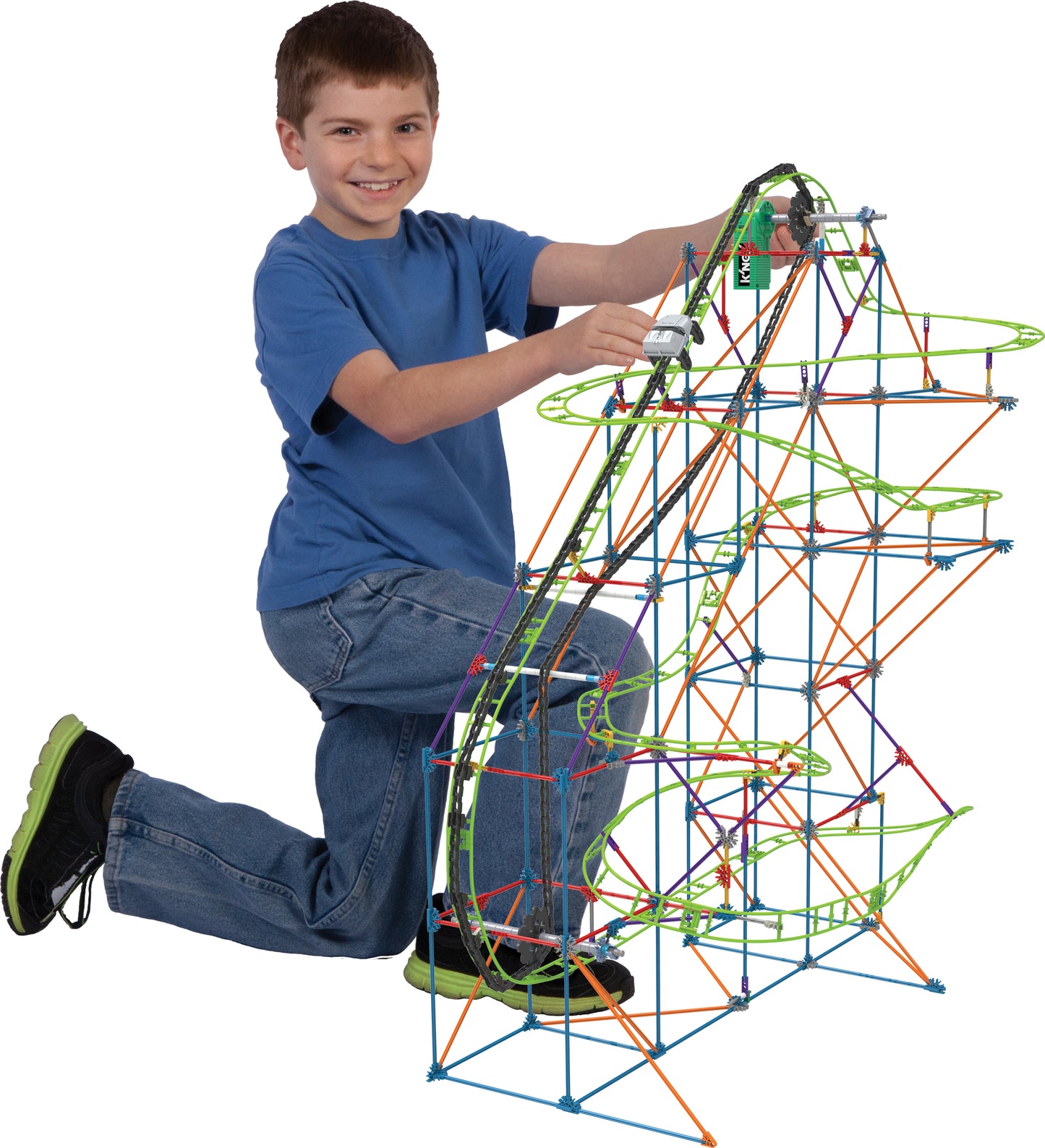 K'NEX Motorised Typhoon Frenzy Coaster 2 in 1 Building Set