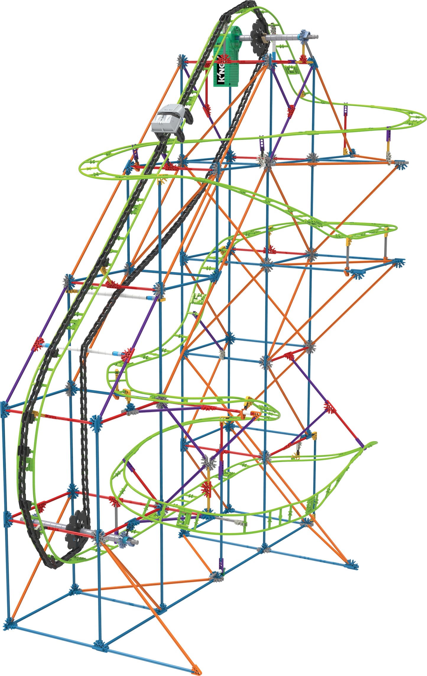 K'NEX Motorised Typhoon Frenzy Coaster 2 in 1 Building Set