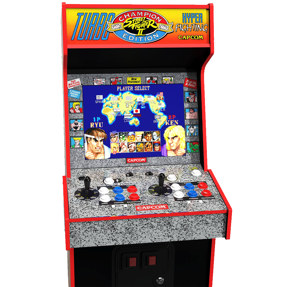 Arcade1Up Street Fighter Turbo Legacy Yoga Flame 14-in-1 Wifi Enabled Arcade Machine