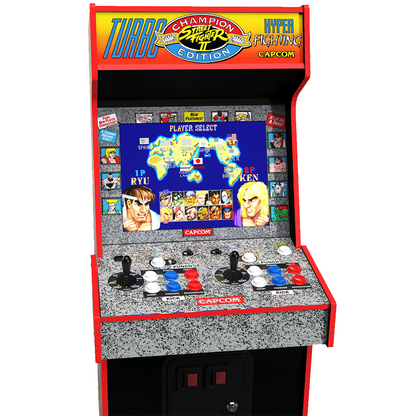 Arcade1Up Street Fighter Turbo Legacy Yoga Flame 14-in-1 Wifi Enabled Arcade Machine