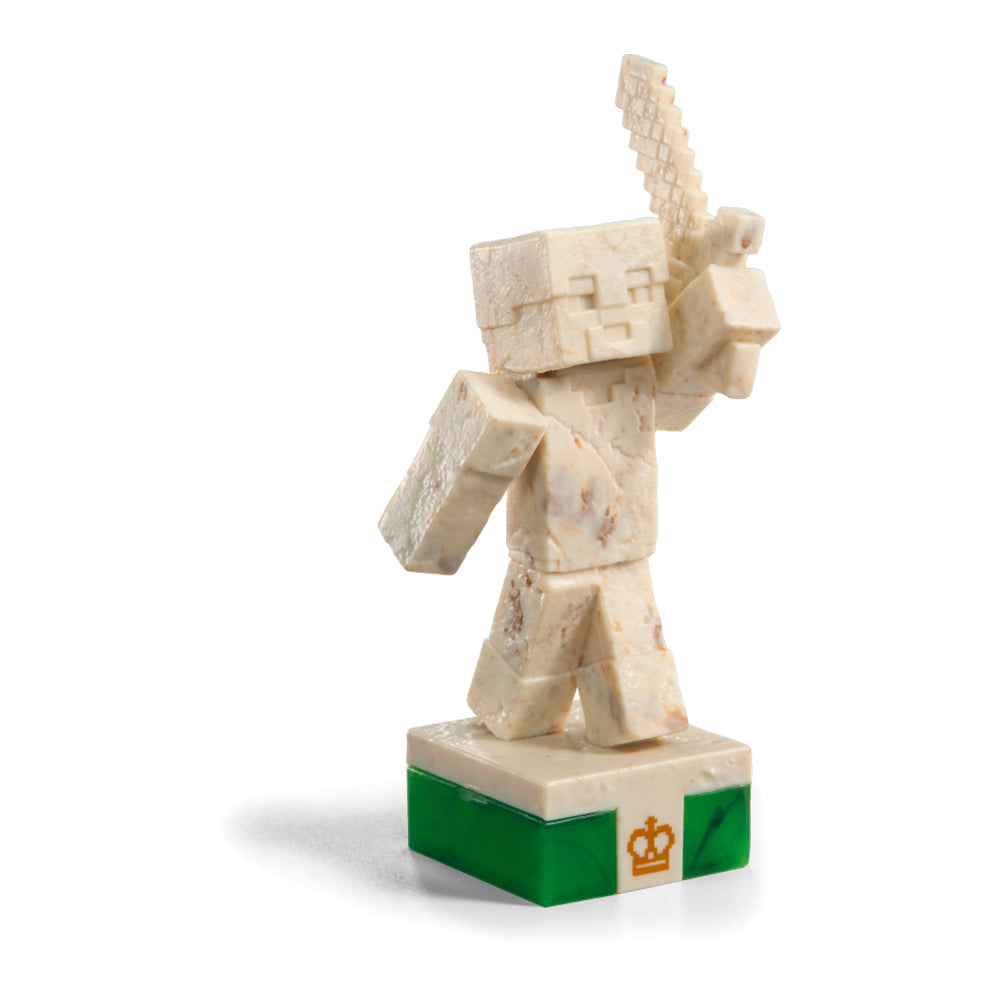 Minecraft Overworld Heroes VS Hostile Mobs Chess Set