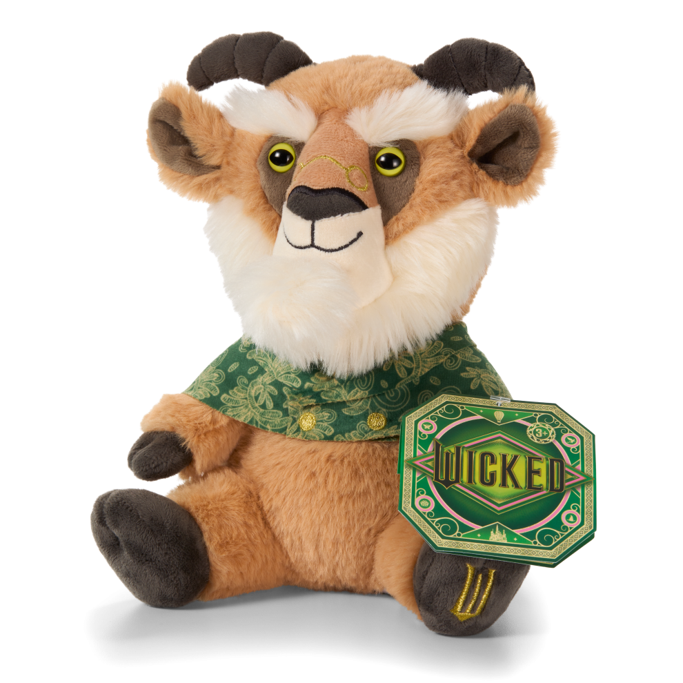 Wicked 4x Plush Character Bundle – Cowardly Lion Cub, Chistery, Nanny Dulcibear & Dr. Dillamond