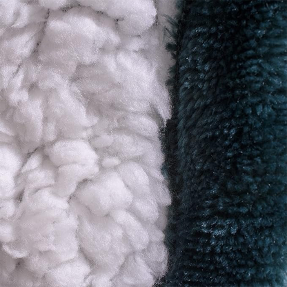 Harry Potter: Unisex Slytherin Oversized Blanket Hoodie - Comfortable Sherpa fleece lining and pockets