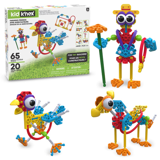 Kid K'NEX  Farmin' Friends Building Set 20 Model Incl.