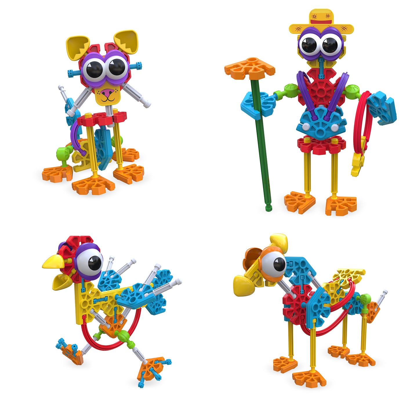Kid K'NEX  Farmin' Friends Building Set 20 Model Incl.