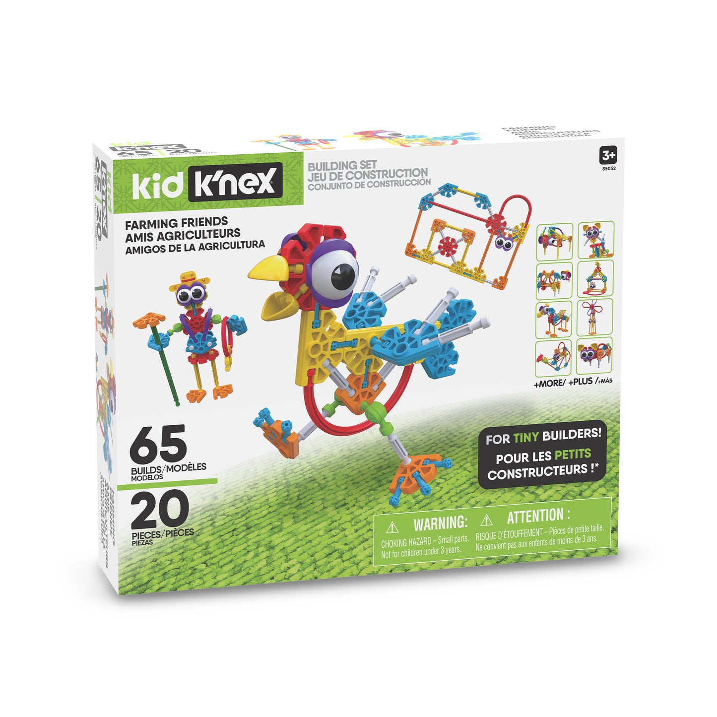 Kid K'NEX  Farmin' Friends Building Set 20 Model Incl.