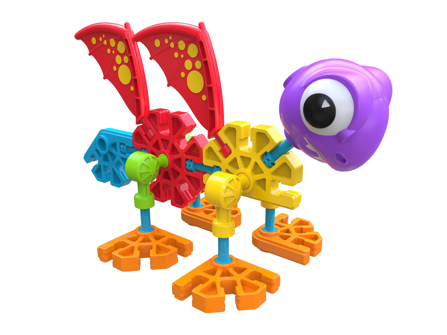 Kid K'NEX Dino Dudes 100 Pc/ 30 Model Building Set
