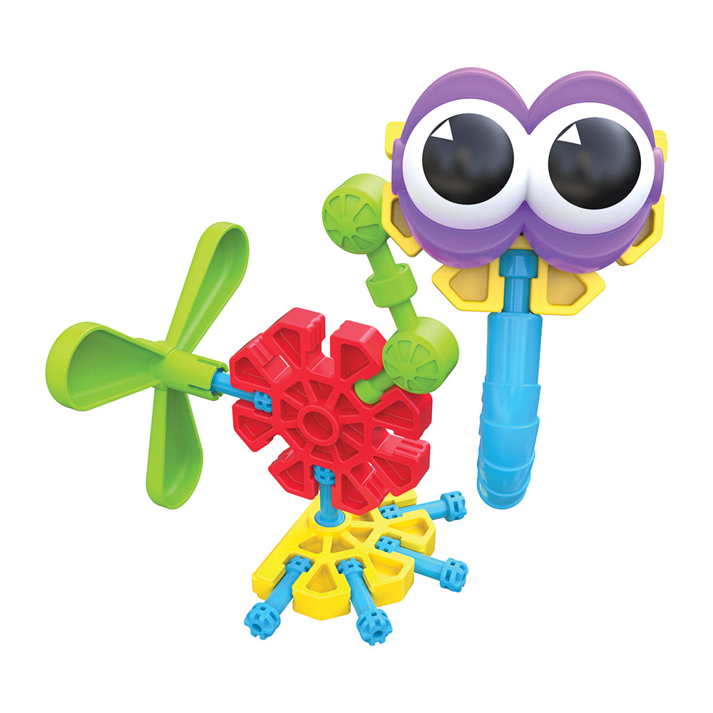Kid K'NEX Budding Builders Set 100 Pieces 50 Model designs