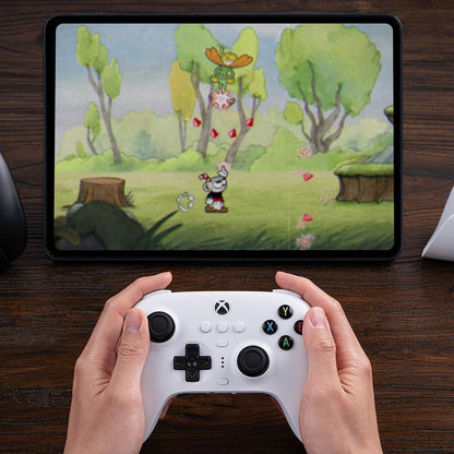 8BitDo Ultimate 3-mode Gaming Controller for Xbox Series X|S, Xbox One, Windows (White)