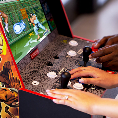 Arcade1Up Street Fighter Turbo Legacy Yoga Flame 14-in-1 Wifi Enabled Arcade Machine
