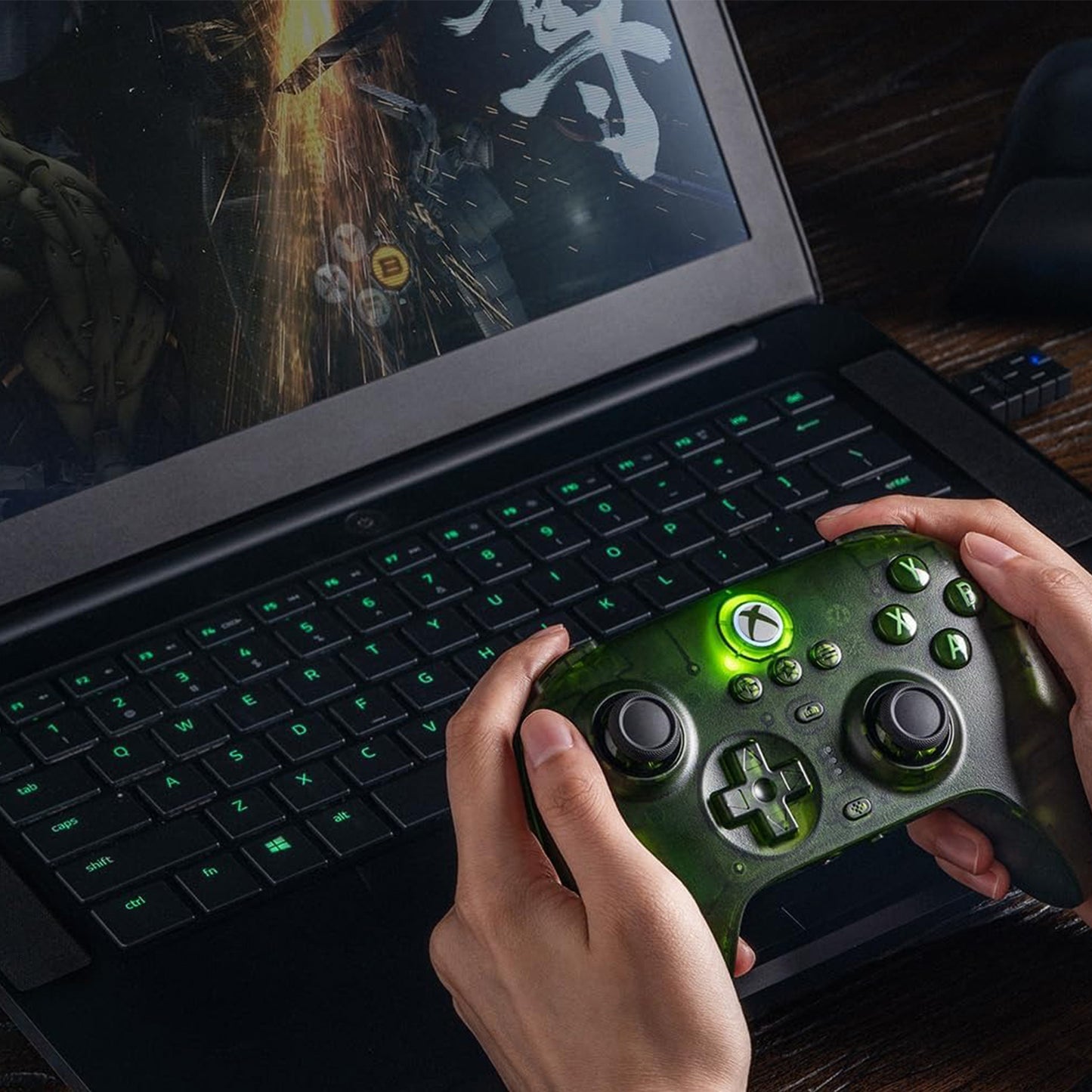 8BitDo Ultimate 3-mode Gaming Controller for Xbox Series X|S, Xbox One, Windows (Jade Green)