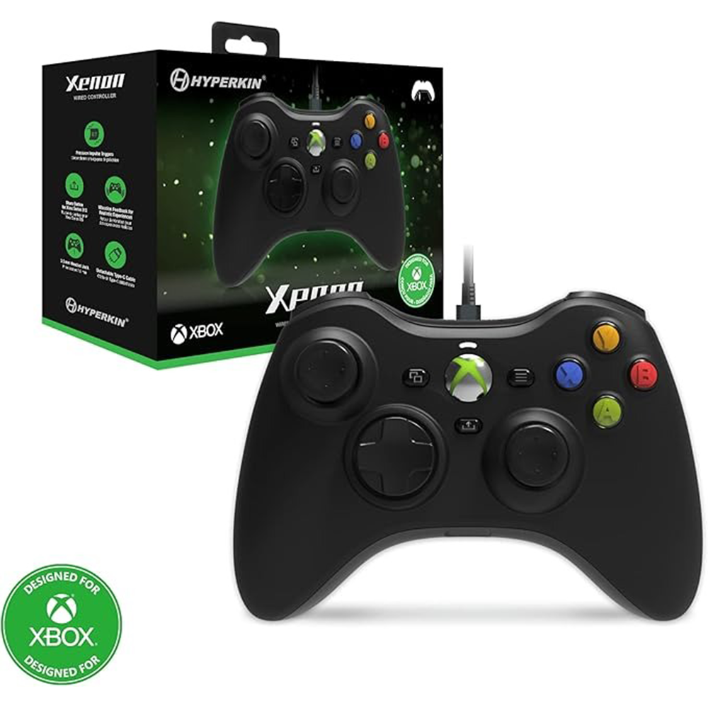 Hyperkin Xenon Xbox Series X/S Wired Controller - Classic Black