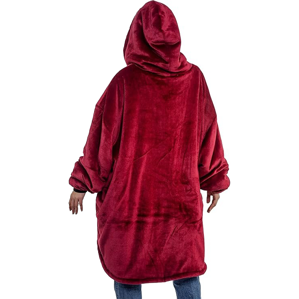 Harry Potter: Unisex Gryffindor Oversized Blanket Hoodie - Comfortable Sherpa fleece lining and pockets