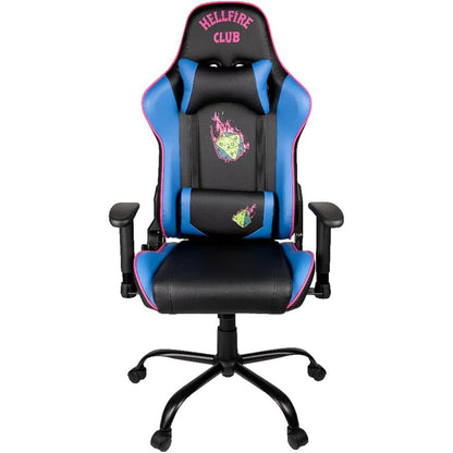 Stranger Things Gaming Chair – Ergonomic Hellfire Club Design with Recline and Lumbar Support
