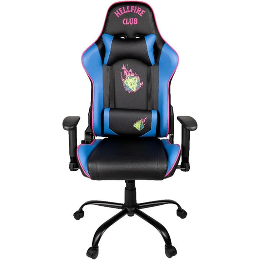 Stranger Things Gaming Chair – Ergonomic Hellfire Club Design with Recline and Lumbar Support