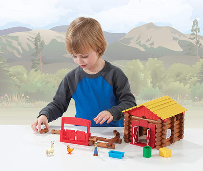 LINCOLN LOGS Fun on the Farm Build & Playset