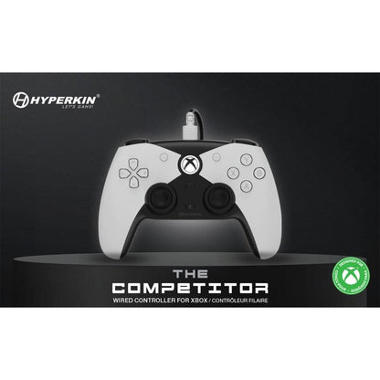 Hyperkin Competitor Wired Xbox Controller with Hall Effect Sticks (White) PRE-ORDER | Ship Date: 29/10/25
