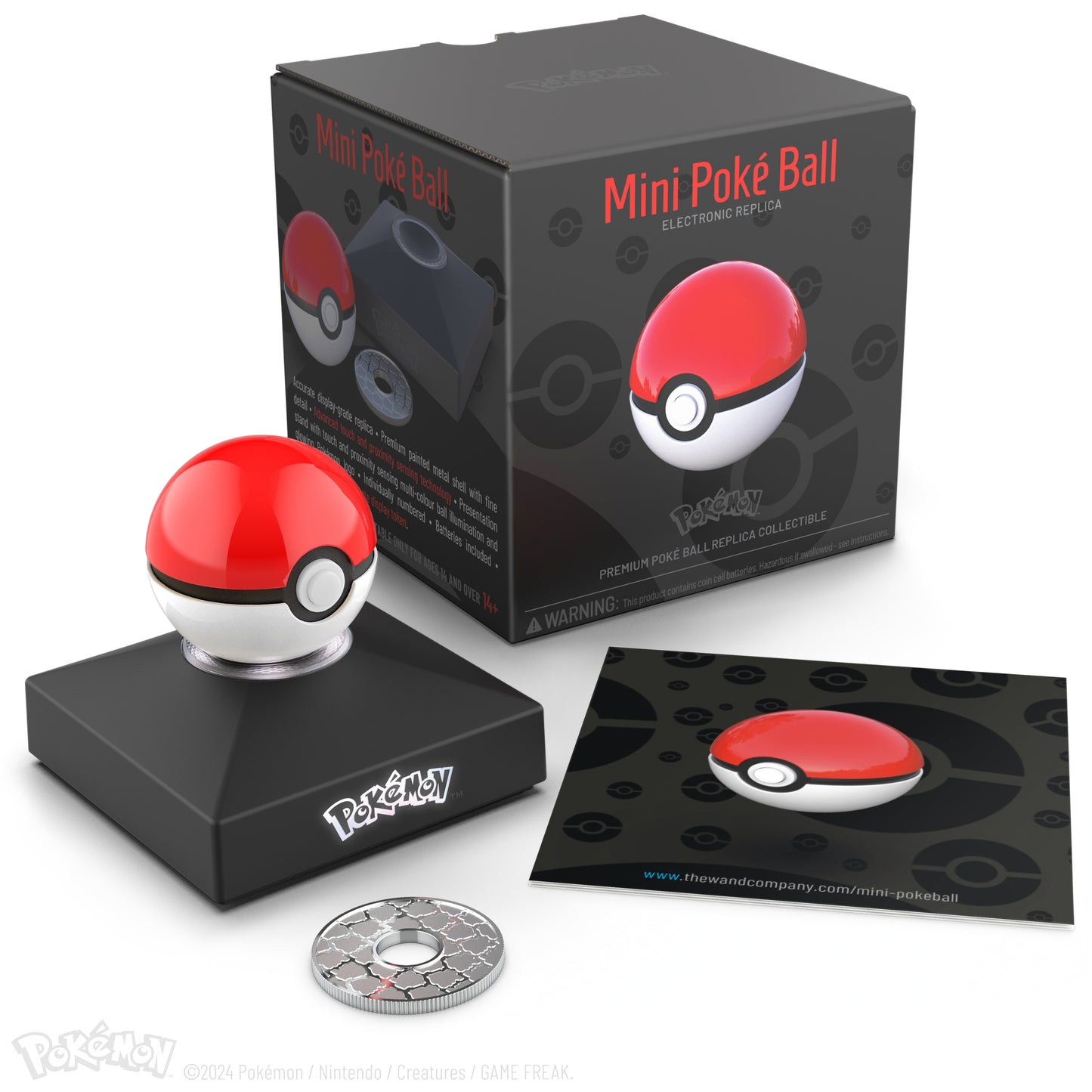 Pokémon Die-Cast Mini Poké Ball Replica