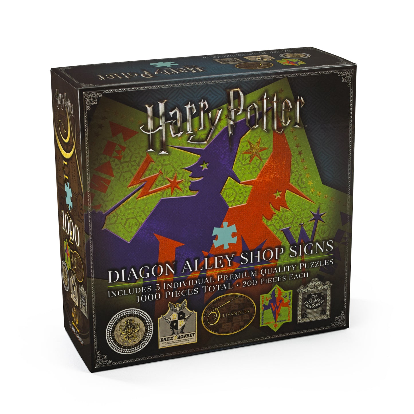 5 x Diagon Alley 200pc Jigsaw Puzzles