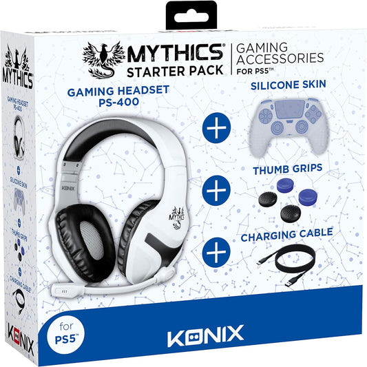 Konix PS5 Gaming Accessories Starter Bundle Pack