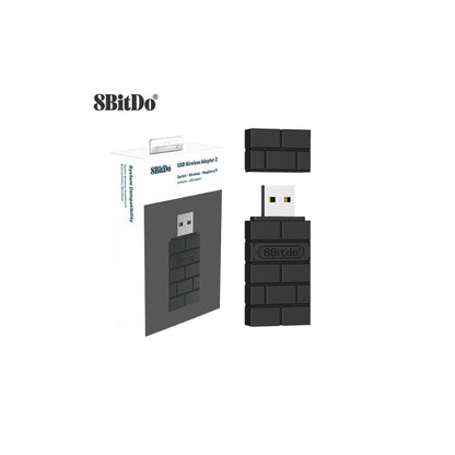 USB Wireless Adapter 2 for Switch PC Mac Xbox and PS5 (Black)