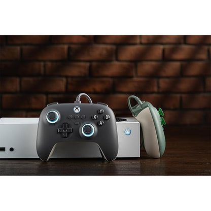 8BitDo Ultimate C Wired Controller for Xbox Series X|S and PC with RGB and Hall Effect Joysticks (Dark Grey)