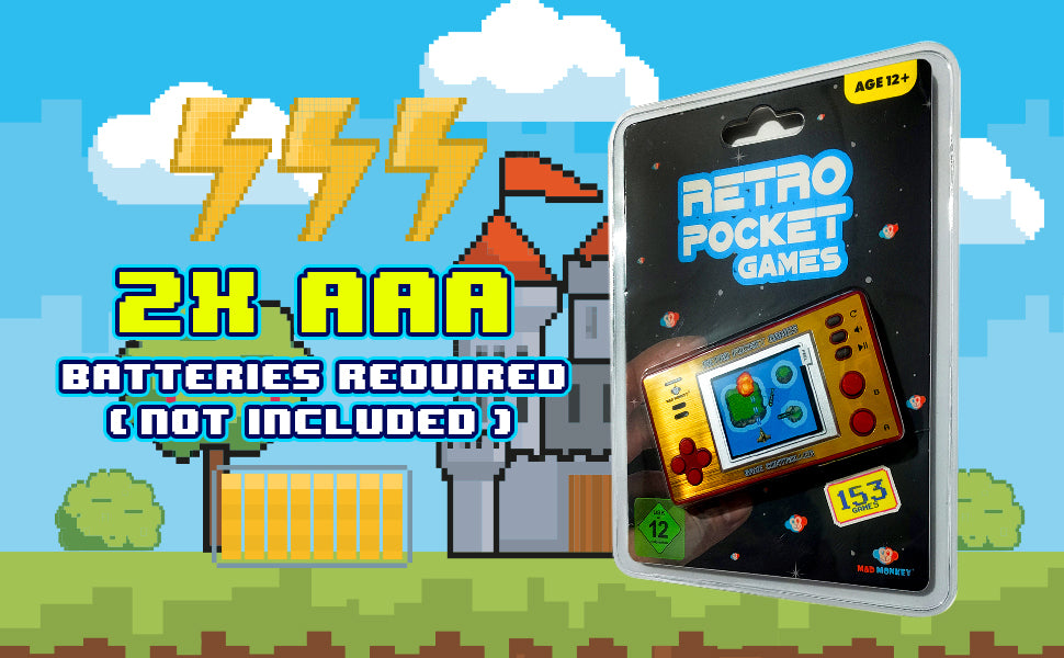 Mad Monkey - Retro Arcade Games - incl. 200x 8-Bit Games